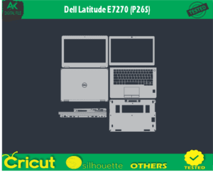 Dell Latitude E7270 P26S Skin Vector Template