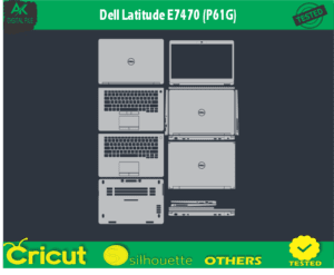 Dell Latitude E7470 (P61G) Skin Vector Template