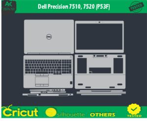 Dell Precision 7510 7520 (P53F) Skin Vector Template