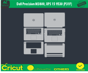 Dell Precision M3800 XPS 15 9530 (P31F) Skin Vector Template