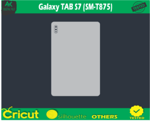 Galaxy TAB S7 (SM-T875) Skin Template Vector
