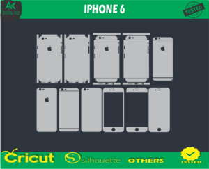 IPHONE 6 Skin Vector Template