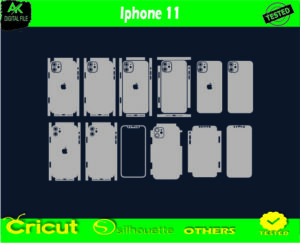 iPhone 11 Skin Vector Template