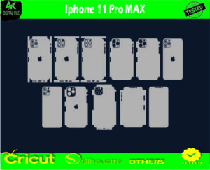 iPhone 11 Pro Max Skin Vector Template