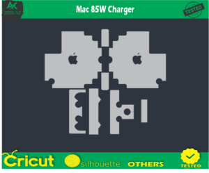 Mac 85W Charger skin vector Template