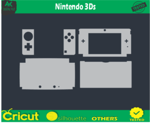 Nintendo 3Ds Skin Vector Template