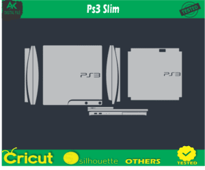 PS3 Slim Skin Vector Template