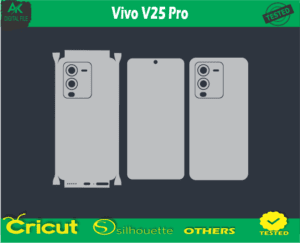 Vivo V25 Pro Skin Vector Template