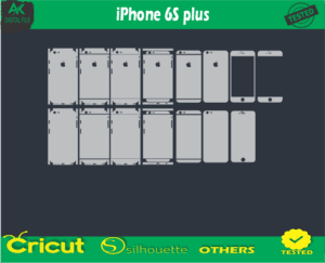 iPhone 6S plus Skin Vector Template