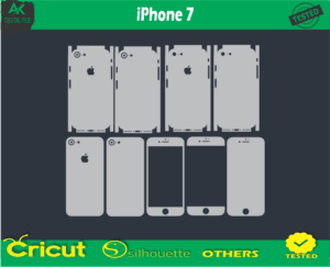 iPhone 7 Skin Vector Template