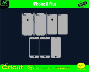 iPhone 8 Plus Skin Vector Template