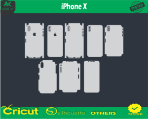 iPhone X Skin Vector Template