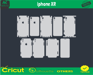 iPhone XR Skin Vector Template