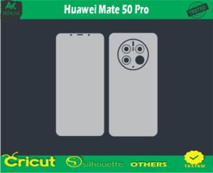 Huawei Mate 50 Pro Skin Vector Template
