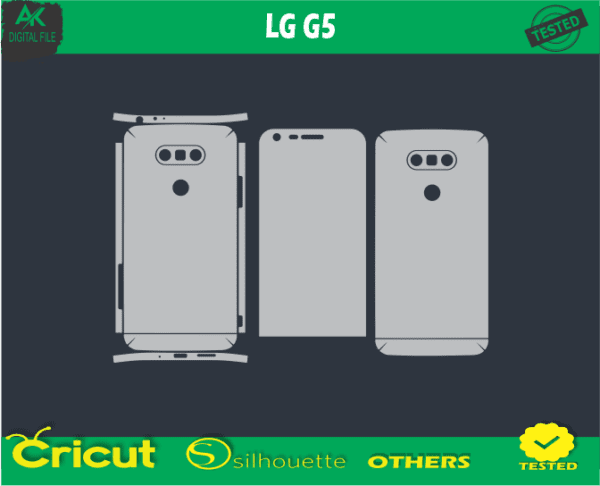 LG G5 skin vector template