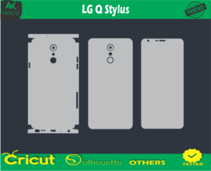 LG Q Stylus Skin Vector Template