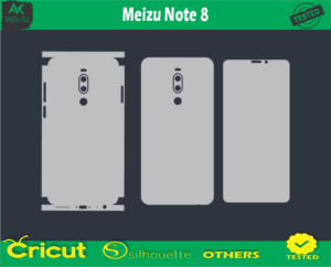 Meizu Note 8 Skin Vector Template