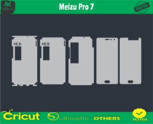 Meizu Pro 7 Skin Vector Template