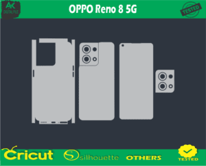 OPPO Reno 8 5G Skin Vector Template