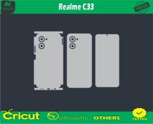 Realme C33 Skin Vector Template