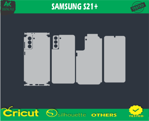 Samsung-S21-plus-vector-template