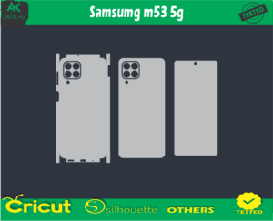 Samsung m53 5g Skin Vector Template