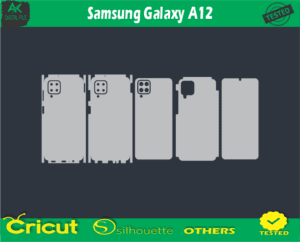 Samsung Galaxy A12 Skin Vector Template low price