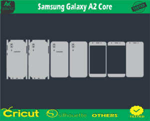 Samsung Galaxy A2 Core Skin Vector Template low price