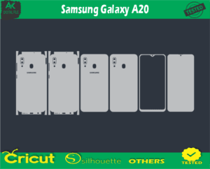 Samsung Galaxy A20 Skin Vector Template low price