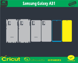 Samsung Galaxy A31 Skin Vector Template low price