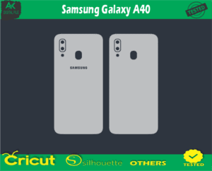 Samsung Galaxy A40 Skin Vector Template low price