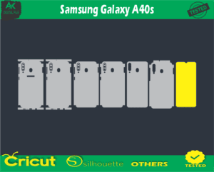 Samsung Galaxy A40s Skin Vector Template low price