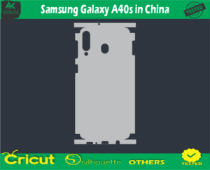 Samsung Galaxy A40s China Skin Vector Template low price