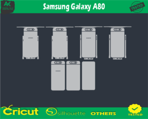 Samsung Galaxy A80 Skin Vector Template low price