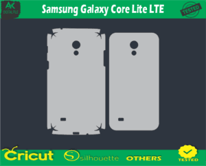 Samsung Galaxy Core Lite LTE Skin Vector Template