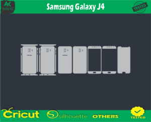 Samsung Galaxy J4 Skin Vector Template