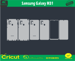 Samsung Galaxy M31 Skin Vector Template low price