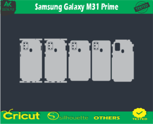 Samsung Galaxy M31 Prime Skin Vector Template