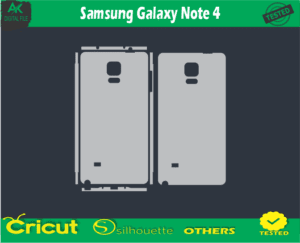 Samsung Galaxy Note 4 Skin Vector Template