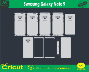 Samsung Galaxy Note 9 Skin Vector Template