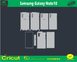 Samsung Galaxy Note10 Skin Vector Template