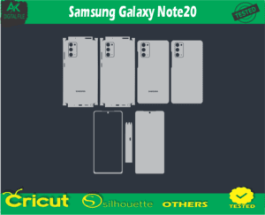 Samsung Galaxy Note 20 Skin Vector Template