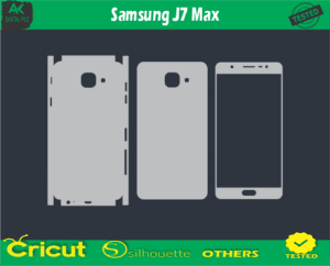 Samsung J7 Max Skin Vector Template low price