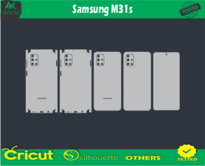 Samsung M31s Skin Vector Template