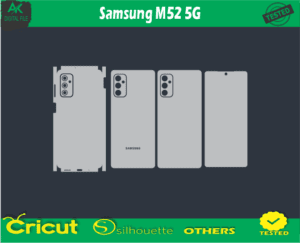 Samsung M52 5G Skin Vector Template