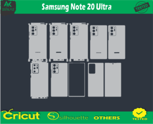 Samsung Note 20 Ultra Skin Vector Template