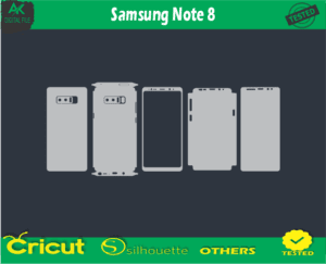 Samsung Note 8 Skin Vector Template