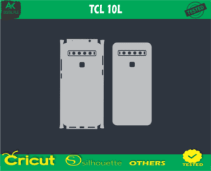 TCL 10L Skin Vector Template low price