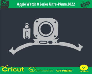 Apple Watch 8 Series Ultra 49mm 2022 Skin Vector Template