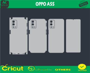 OPPO A55 Skin Vector Template low price